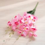 Fleur d'orchidée artificielle pour bouquets de mariage