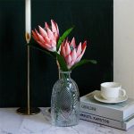 Fleur Protea en plastique, entretien facile et pratique