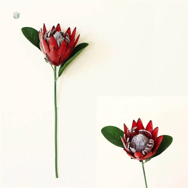 Protéa décorative en fleurs artificielles réalistes