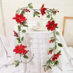 Décoration de Noël avec fleur étoilée