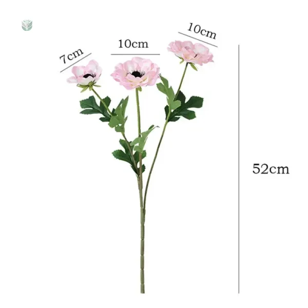 Fleurs artificielles anémones, charme intemporel