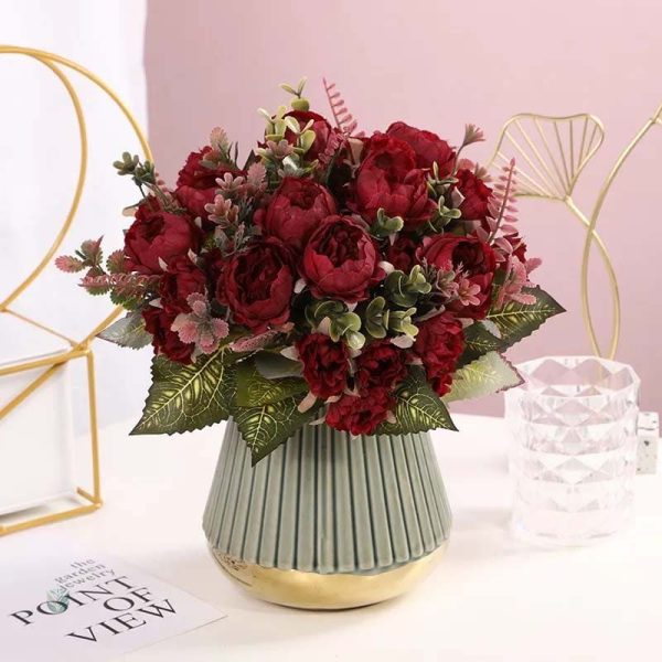 Bouquet Fleurs Artificielles pour Cimetière