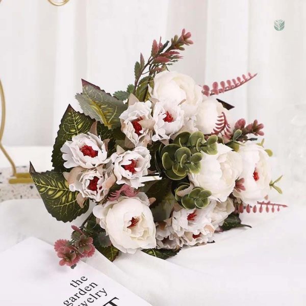 Bouquet de fleurs artificielles pour mémoire