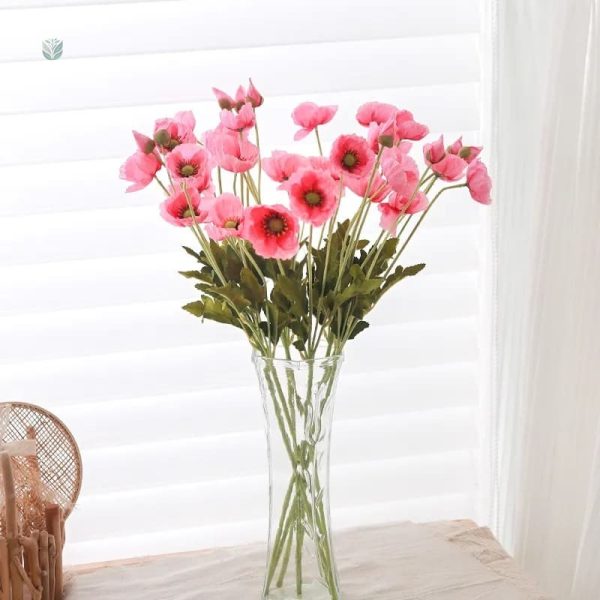 Coquelicots en fleurs artificielles pour bouquets
