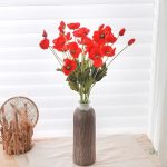 Coquelicots décoratifs en fleurs artificielles