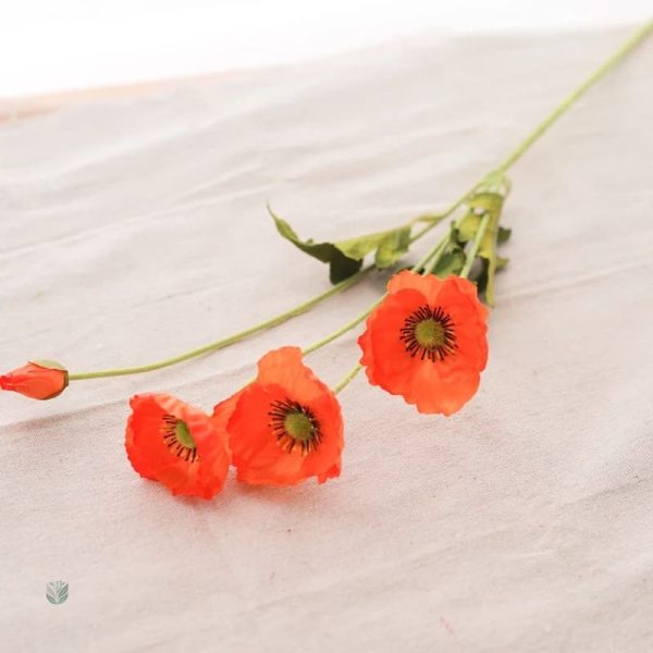 Coquelicots artificiels pour événements festifs