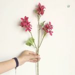 Fleurs en tissu pour décoration intérieure