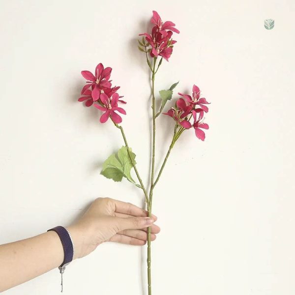 Fleurs en tissu pour décoration intérieure