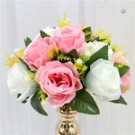 Arrangement floral artificiel élégant pour mariage
