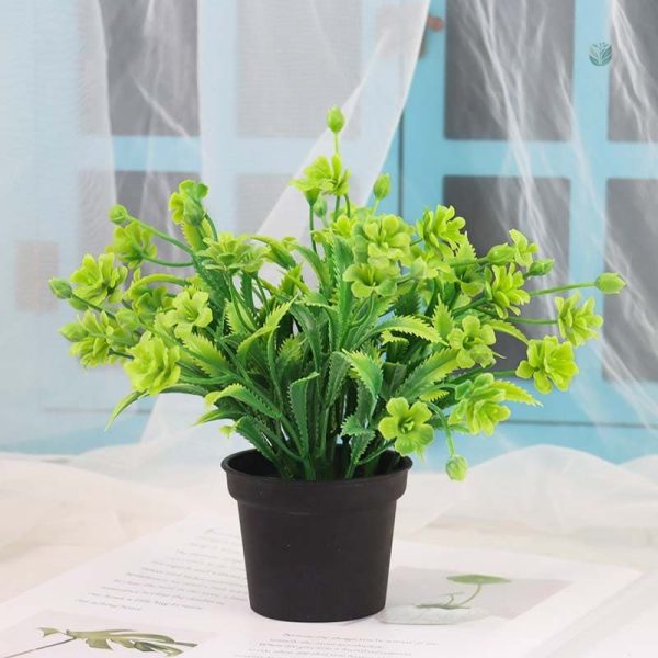 Fleurs en pot artificielles pour décoration maison