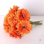 Bouquet de Gerbera artificiel pour décoration intérieure