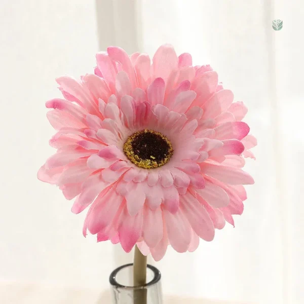 Fleurs Gerbera en tissu, style moderne et durable