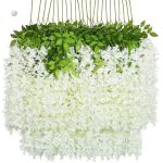 Fleurs artificielles à effet retombant