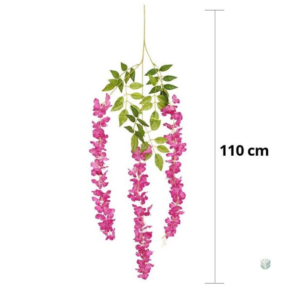 Fleurs artificielles tombantes pour intérieur