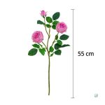 Bouquet de roses synthétiques, couleur vive et attrayante