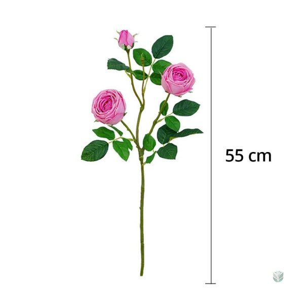 Bouquet de roses synthétiques, couleur vive et attrayante