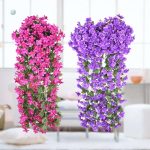 Fleurs Artificielles Suspendues en décoration intérieure