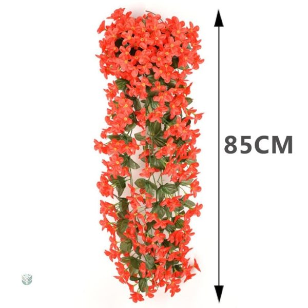 Suspensions florales artificielles pour embellir votre pièce