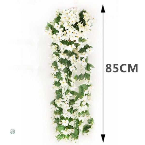 Fleurs synthétiques suspendues à intégrer dans votre décor