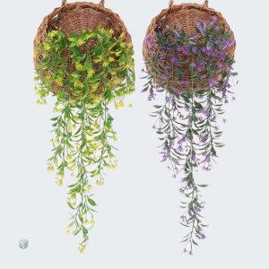 Fleurs Artificielles Tombantes élégantes pour décoration intérieure