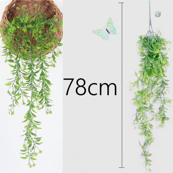 Fleurs décoratives artificielles suspendues pour intérieur