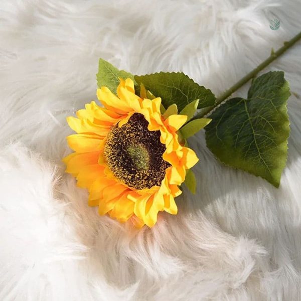 Bouquet de tournesols synthétiques éclatants
