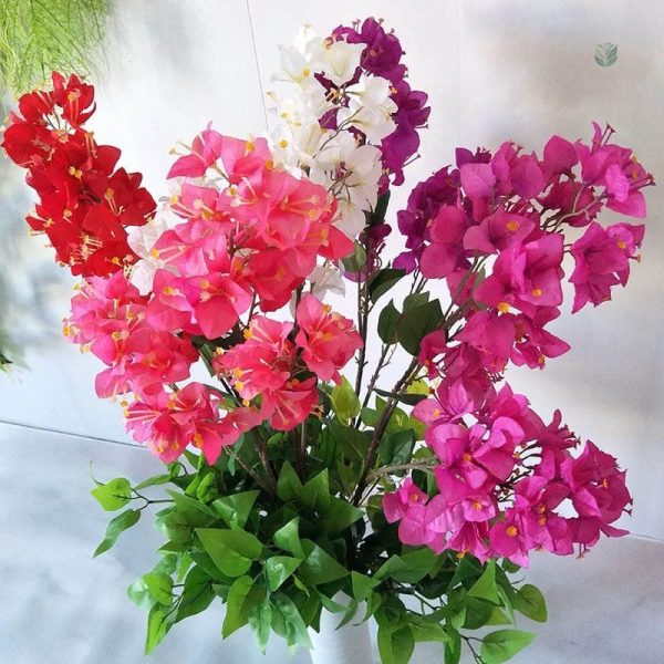 Fleurs Bougainvillier artificielles en couleur vibrante