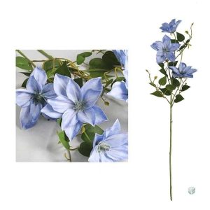 Fleurs artificielles Clématites, ajout coloré à votre espace