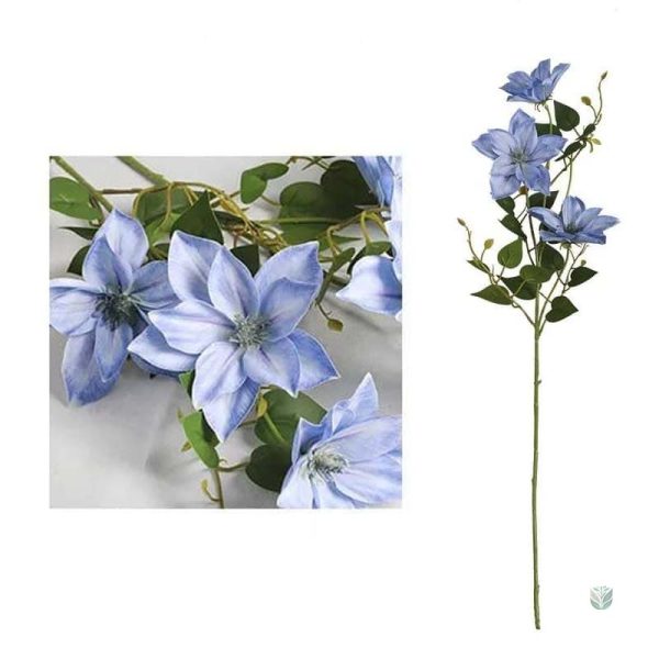 Fleurs artificielles Clématites, ajout coloré à votre espace
