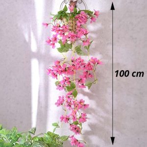Fleurs tombantes en jasmin pour décoration intérieure