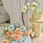 Fleurs de Pavot artificielles en bouquet décoratif