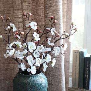 Fleurs de Prunier artificielles en bouquet décoratif