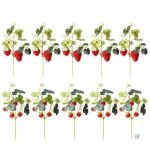 Fleurs artificielles de fraises, touche estivale pour votre déco