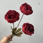 Fleurs artificielles Pivoines blanches pour arrangements floraux