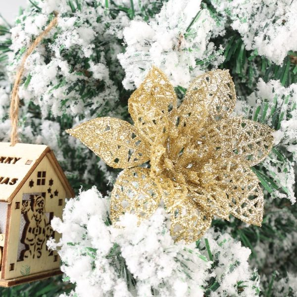 Élégantes fleurs pour embellir votre sapin de Noël