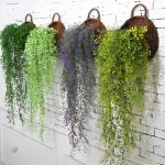 Fleurs tombantes artificielles élégantes pour décoration intérieure
