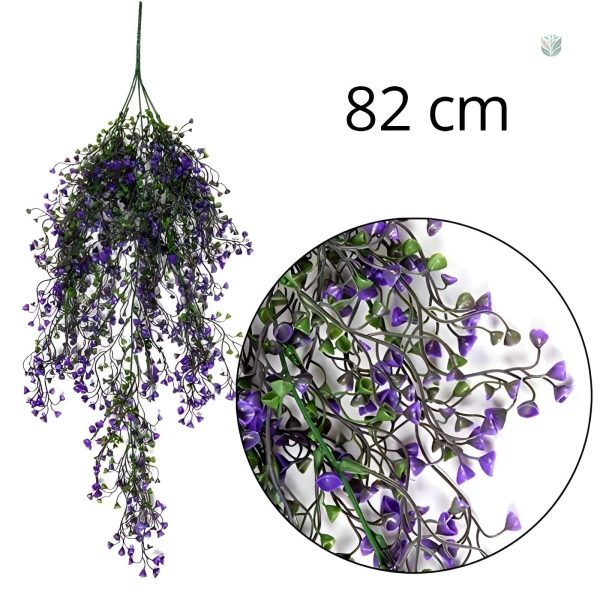 Fleurs tombantes artificielles pour un style bohème chic