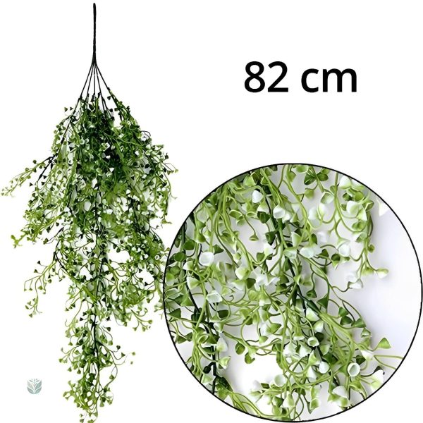 Fleurs tombantes en plastique, entretien facile et durable