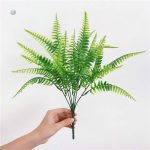 Fougère artificielle décorative en plastique