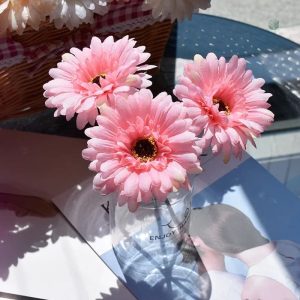 Gerberas en tissu pour arrangements floraux