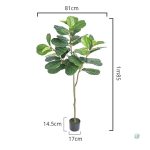 Plante Artificielle en Pot pour Ambiance Écologique