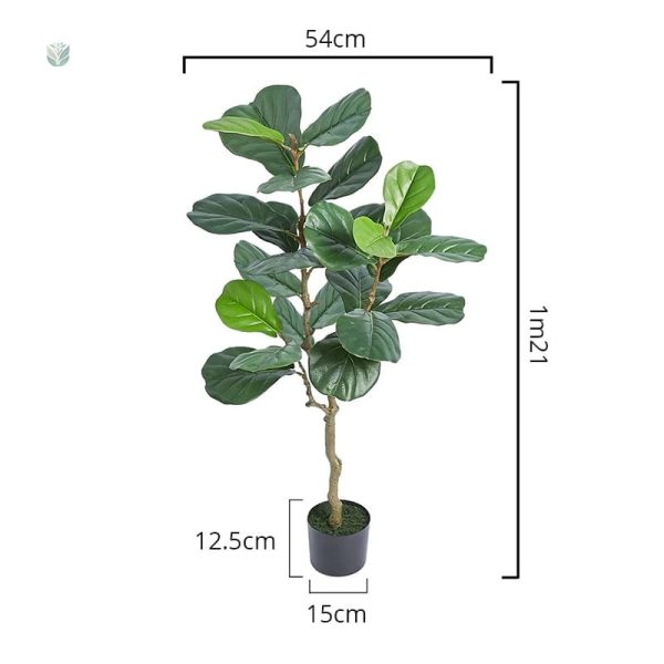 Faux Plante Verte en Pot pour Décoration d'Intérieur