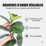 Décoration de Maison avec Grande Plante Artificielle