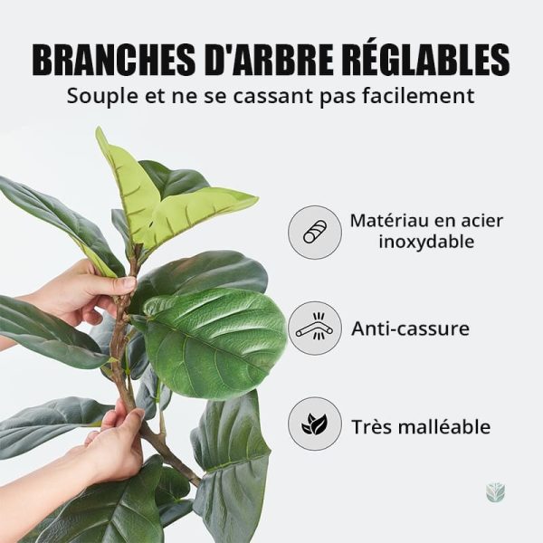 Décoration de Maison avec Grande Plante Artificielle