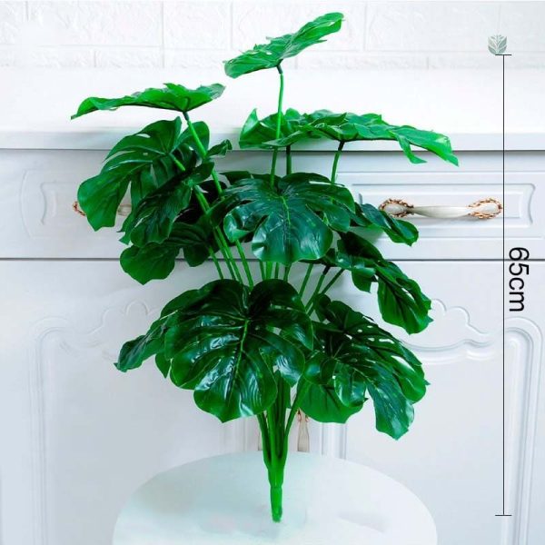Faux feuillage vert, ajout naturel sans entretien