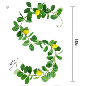 Plantes artificielles : guirlande de citrons