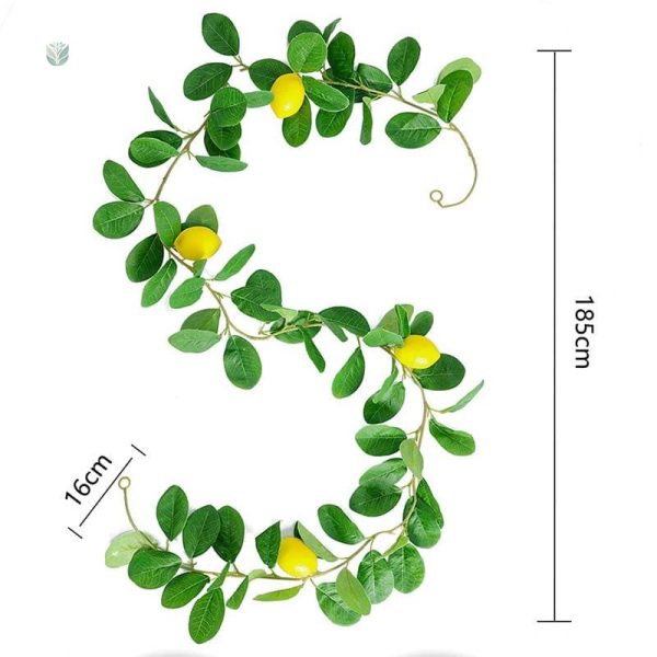 Plantes artificielles : guirlande de citrons