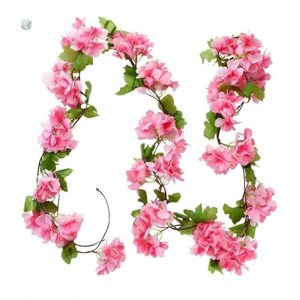 Guirlande de fausses fleurs décoratives