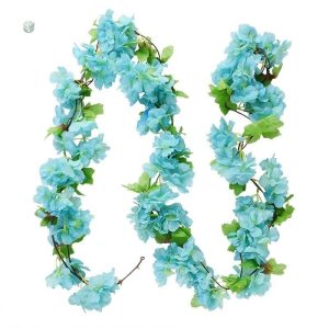 Guirlande fleur artificielle pour décoration intérieure