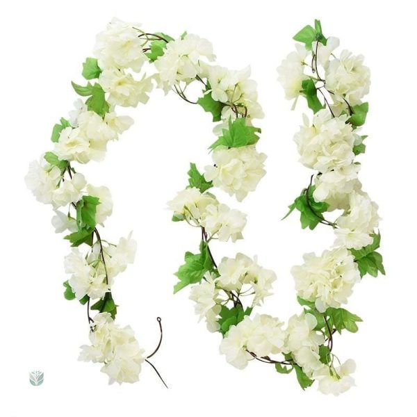 Guirlande de fleurs en tissu pour embellir